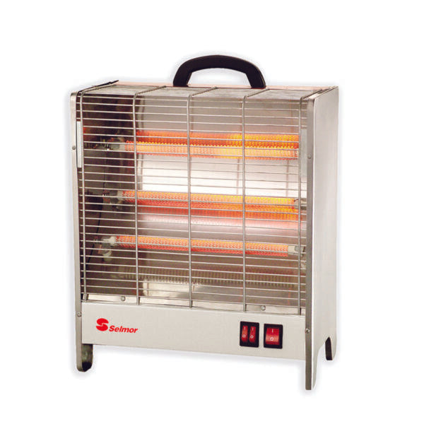 תנור ספירלה סלמור 3 גופי קרמיים 2100וואט