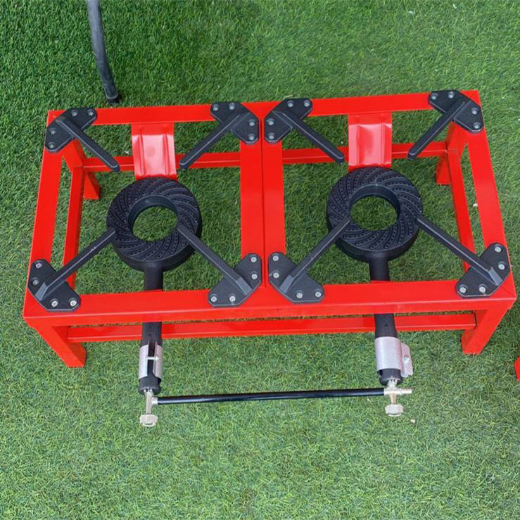 כירת גז לבישול שולחנית כפולה