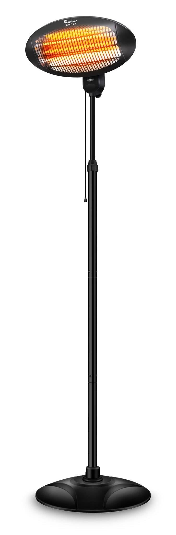 תנור חימום קורן על עמוד מבית סלמור