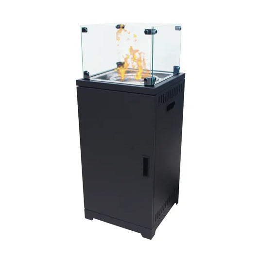 מדורת גן ניידת על מערכת גז