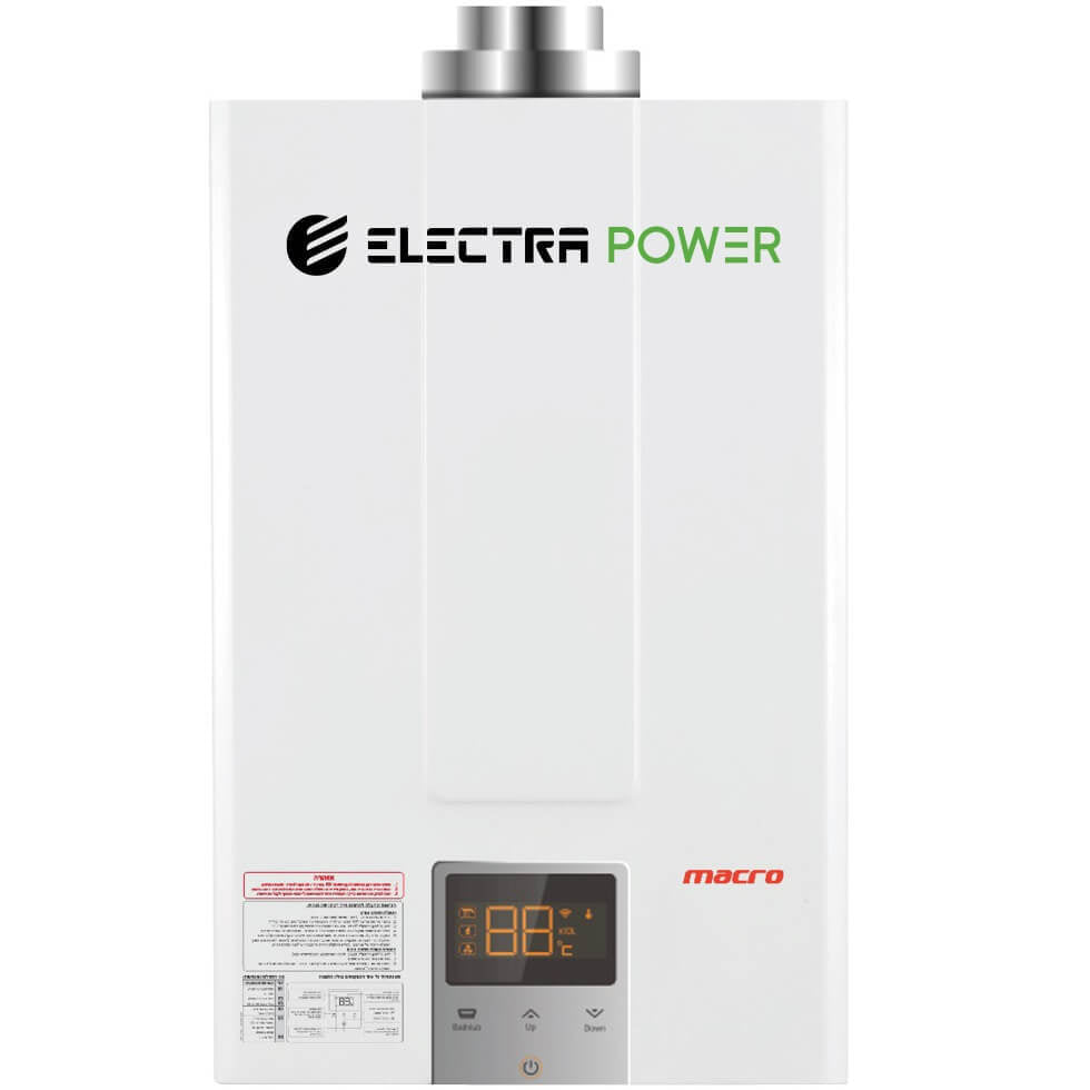 מחמם מים אלקטרה פנימי עם ארובה 16 ליטר
