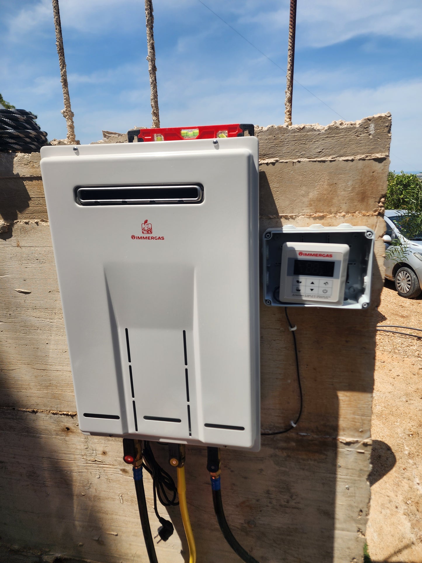 מחמם מים מיידי Immergas – חיצוני 17 ליטר.. איטלקי